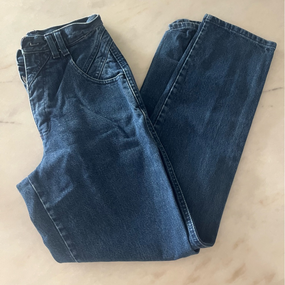 Wrangler Women's High Rise Dark Blue Jeans